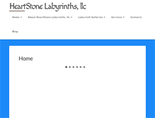 Tablet Screenshot of heartstonelabyrinths.com